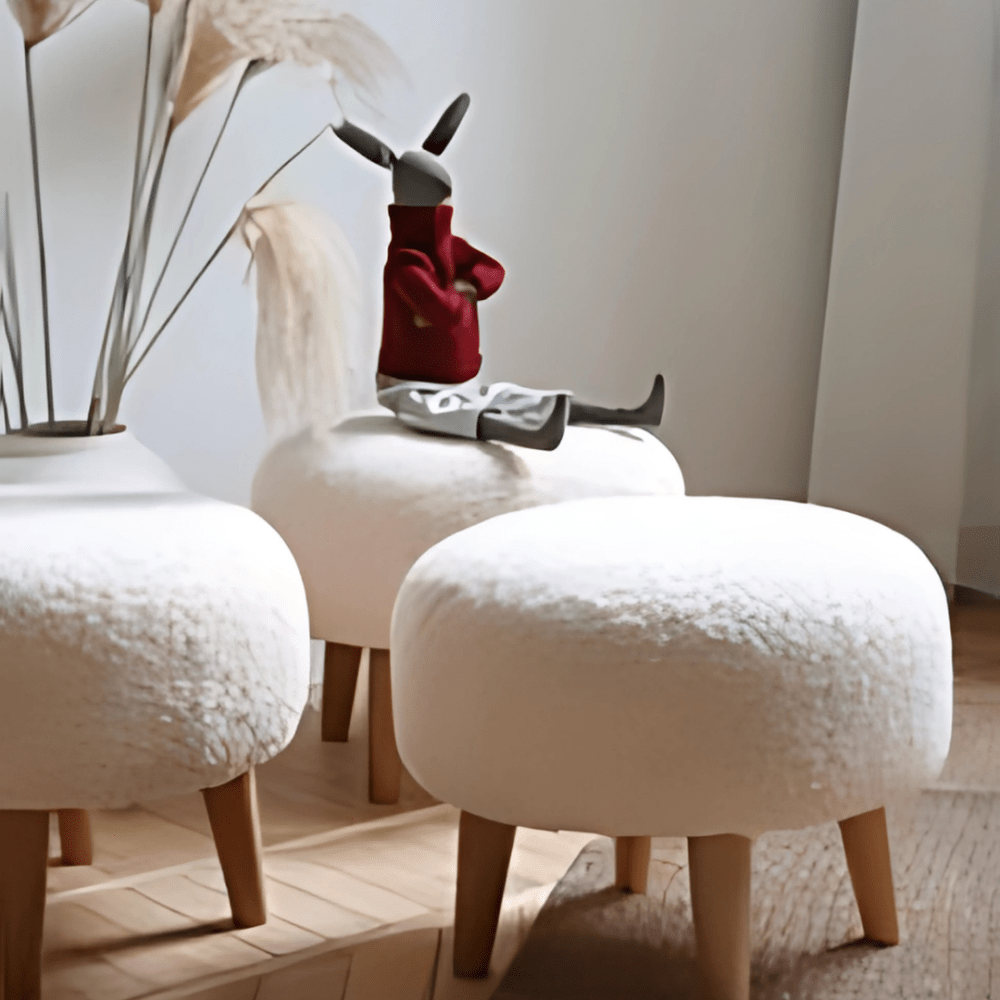 1 Seater Comfy Round Stool- 1519