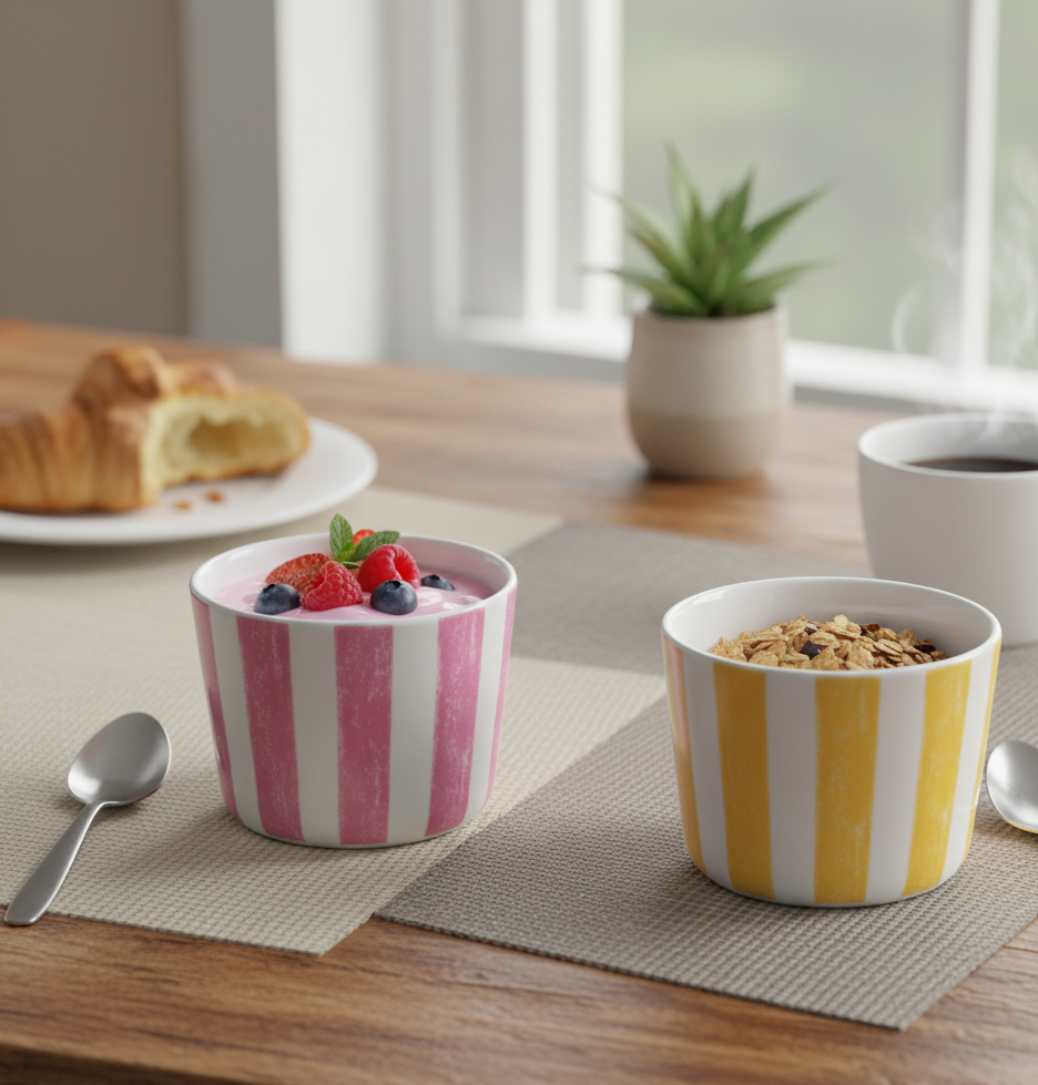 240ml Patterned Cup Pack of 2